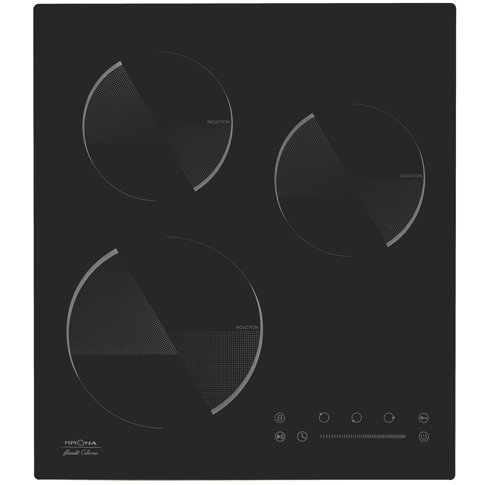 8159616 Индукционная варочная поверхность KRONA OMBRA 45 BL KRONA1 STDN-0118970