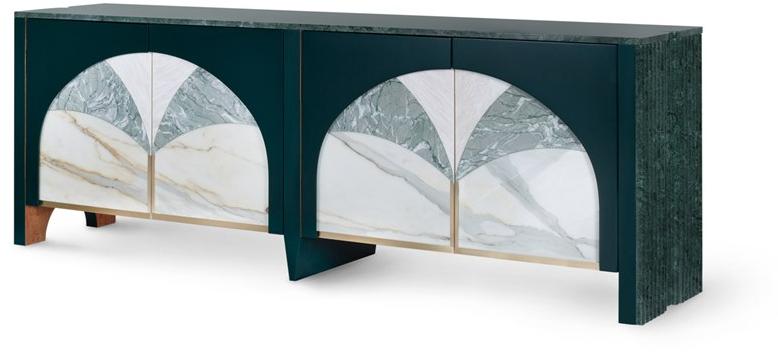 Greenapple Буфет из мрамора с распашными дверцами Perfect raw G702194  - Вид №2