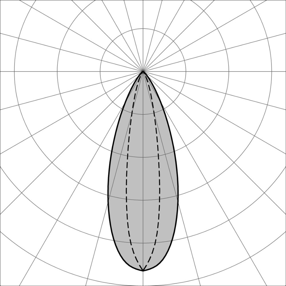 Tratto Wall PB 300 Ghidini Tratto Wall PB .05 Темно-Cерый (Матовый)  - Вид №3