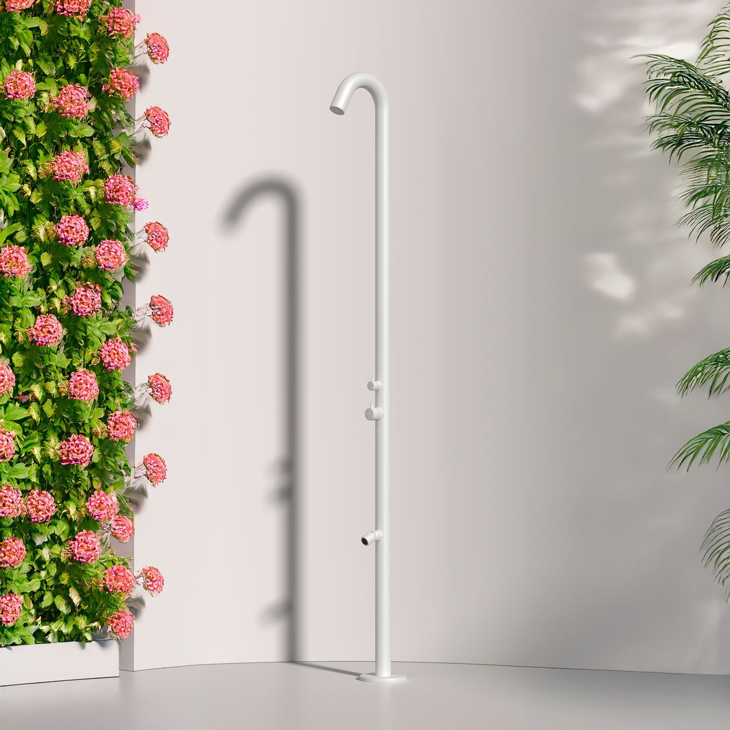 Открытый душ из нержавеющей стали с моющим средством для ног SINED QUARTU ARCH-00026913 - Вид №11