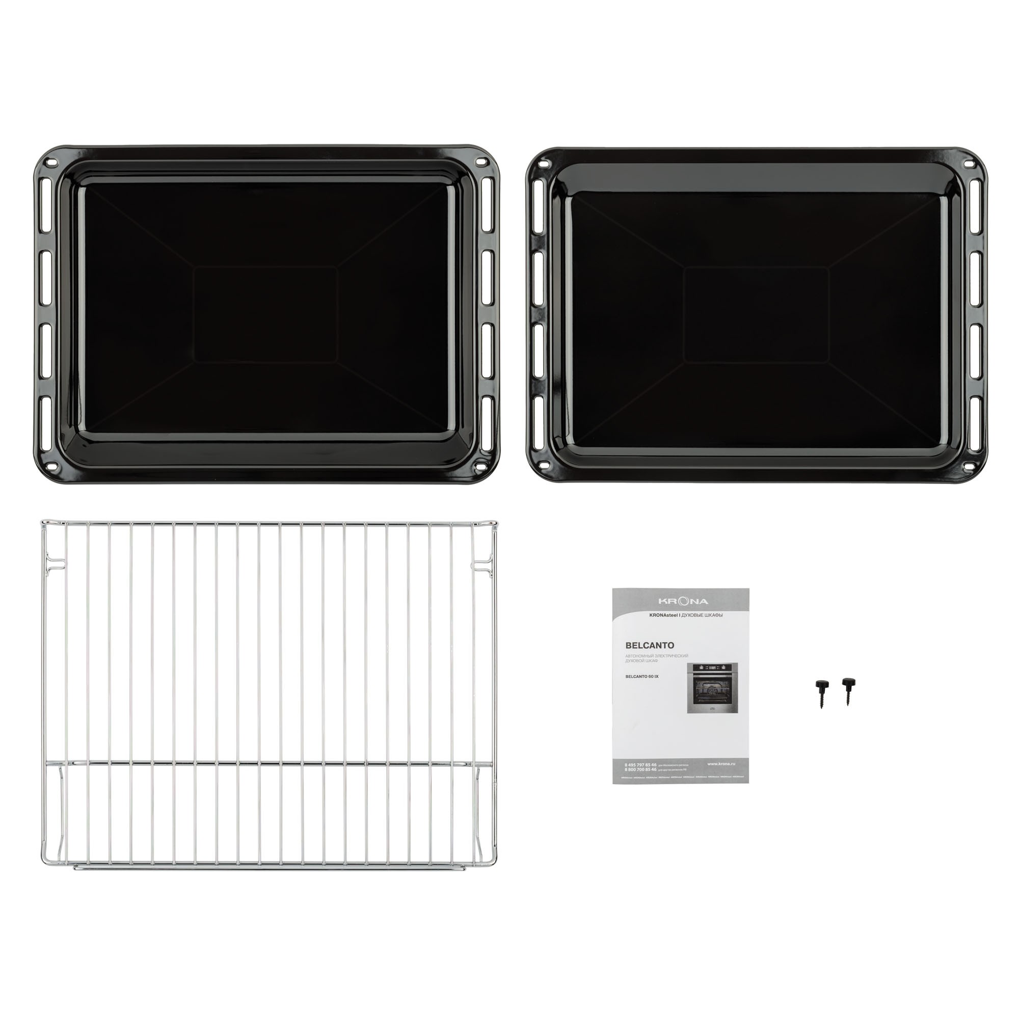 8174027 Электрический духовой шкаф KRONA BELCANTO 60 IX серебристый KRONA1 STDN-0115215 - Вид №9