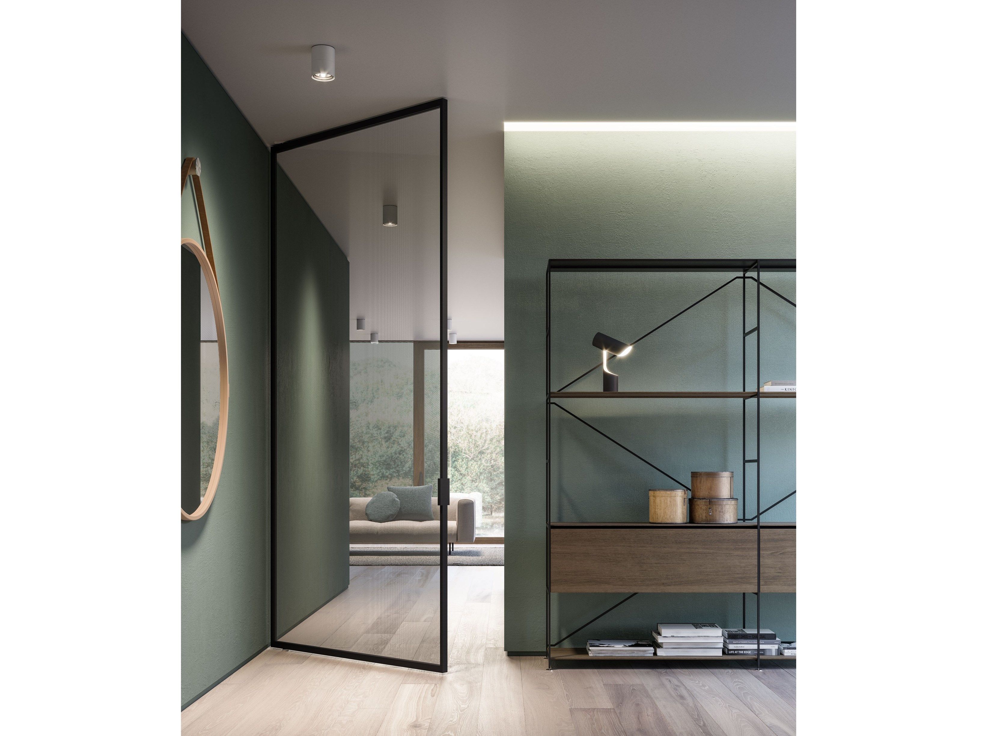 Стеклянная висячая дверь ADL мифический ARCH-00129641