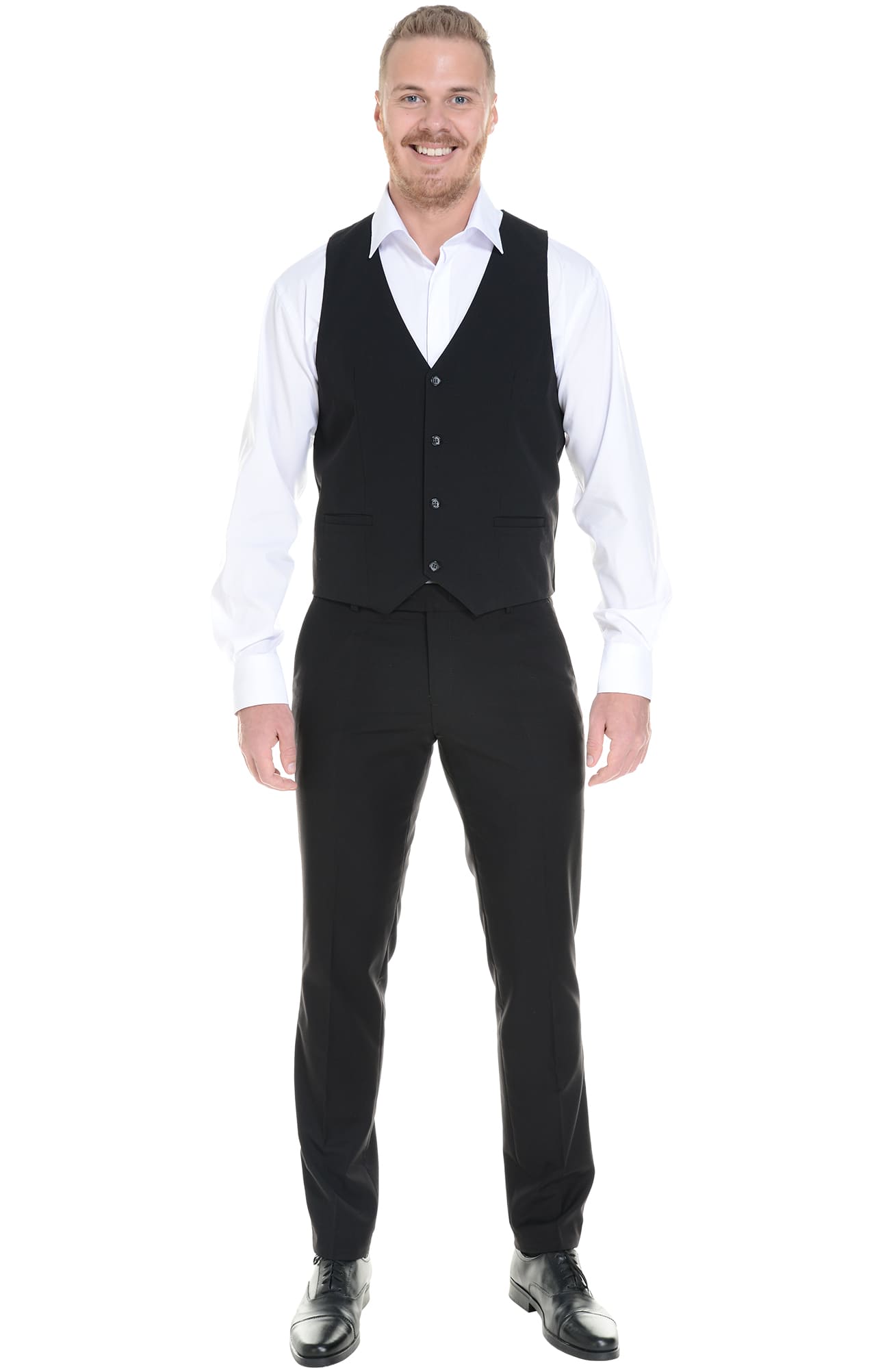 62870 Жилет  мужской BLACK El-Risto  Одежда для официантов  размер 56  - Вид №7