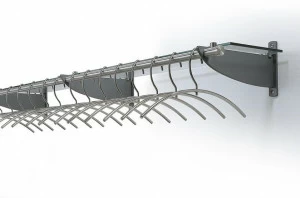 rosconi Вешалка / полка из стали и стекла Fin