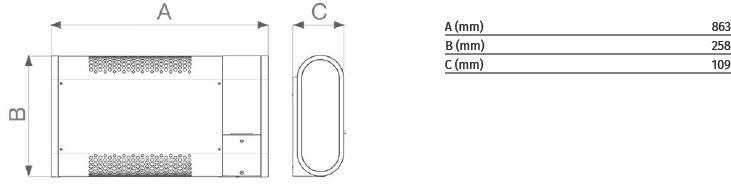 Vortice Миниатюрная установка тепловентилятора Microsol 70592 - Вид №3