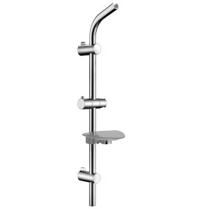 LM8071C Душевая стойка с треугольной мыльницей, хром, блистер LEMARK