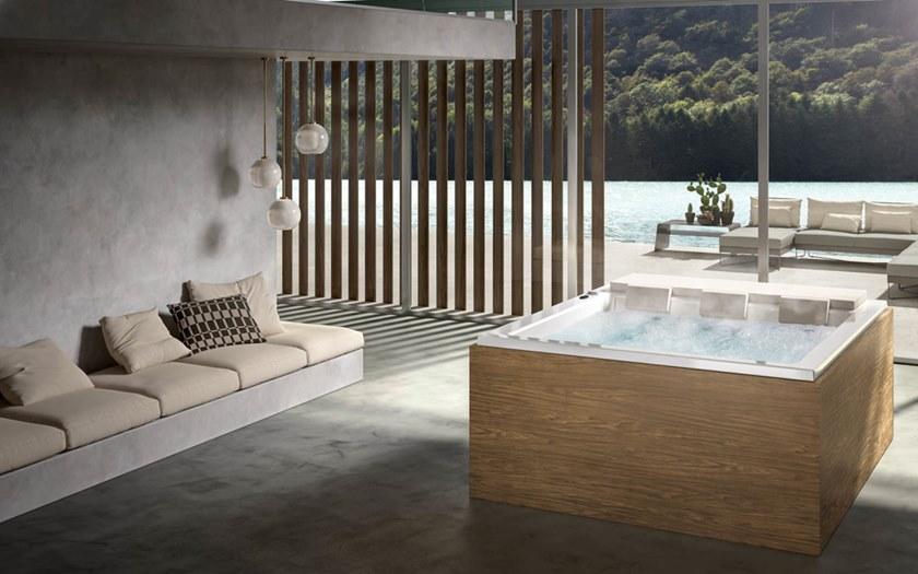 Albatros Прямоугольный мини-бассейн с джакузи на 6 мест Soreha 04so28pn  - Вид №1