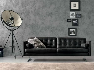 Max Divani Кожаный диван с тафтингом Gran torino