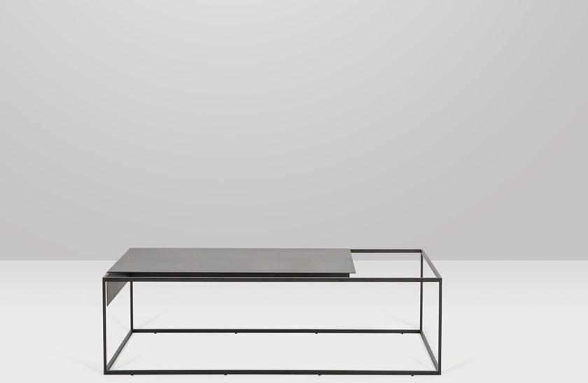 Recor Home Низкий прямоугольный журнальный столик из металла  C080  - Вид №1