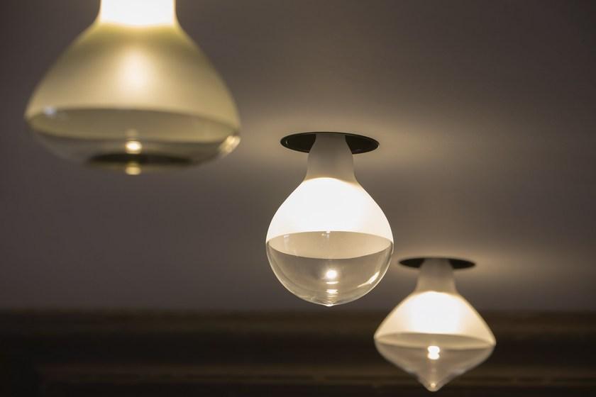 Karman Светодиодный потолочный светильник из сатинированного стекла Makeup sun-id-1486598 - Вид №10