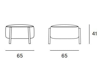 Квадратный пуф из ткани Blasco&Vila RC Wood ARCH-00113903 - Вид №14