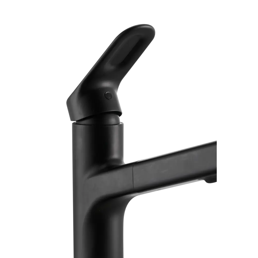 Кухонный смеситель DELINIA Icone чёрный матовый с аэратором 85317109 STLM-0871840 - Вид №4