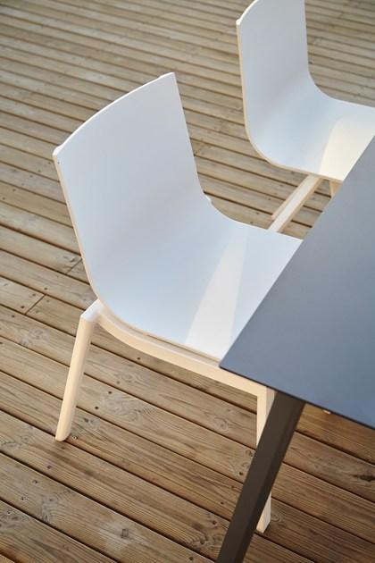 GANDIABLASCO Штабелируемый садовый стул из полиуретана Stack sun-id-1413292 - Вид №3