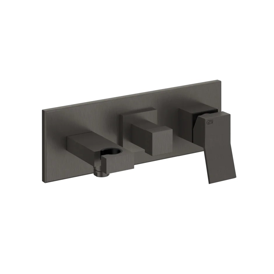 Смеситель для душа 53141 707 Gessi Rettangolo k ЧЕРНЫЙ МЕТАЛЛ BR. PVD 53141707