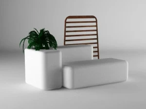 Manufatti Viscio Модульная скамья со встроенной сеялкой