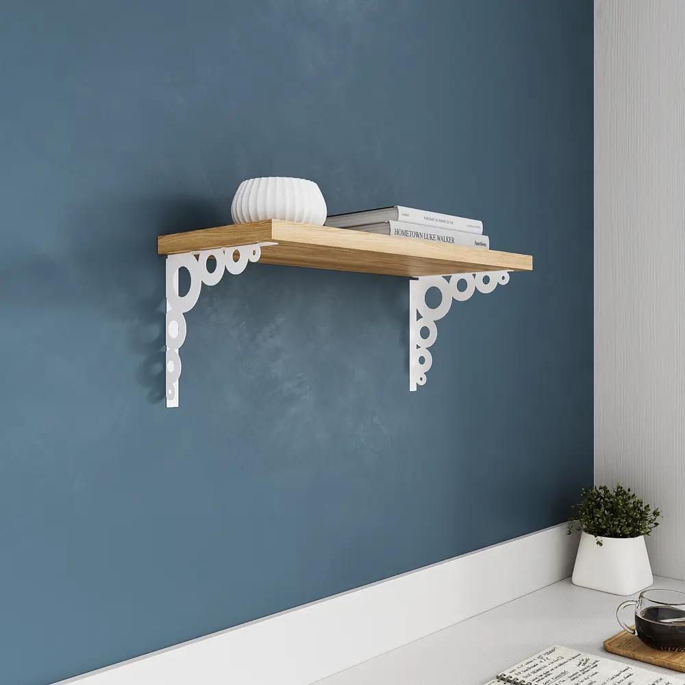 Утилитарный кронштейн Невада 2x18 см нагрузка до 15 кг цвет белый Santreyd STLM-2086874 - Вид №5