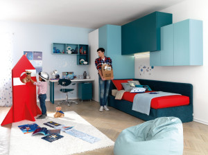 Секционная палубная спальня из березы