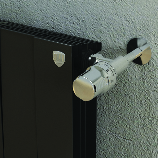 Радиатор биметаллический Royal Thermo PianoForte Noir Sable (черный)  - 12 секций sun-id-646089 - Вид №4