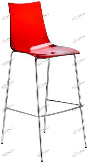 SCAB DESIGN Высокий табурет из поликарбоната Zebra sun-id-1423667