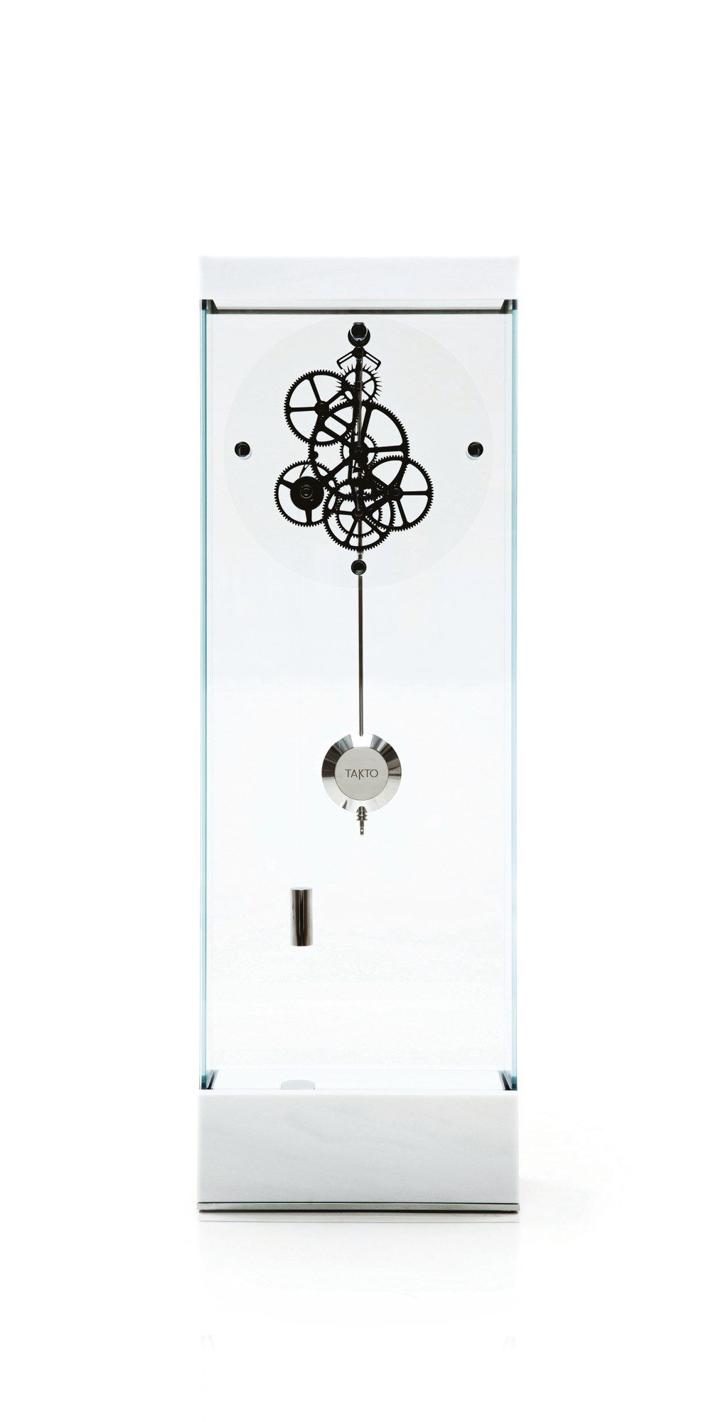 Напольные маятниковые часы из закаленного стекла и металла Teckell TAKTO ADAGIO ARCH-00054124 - Вид №5