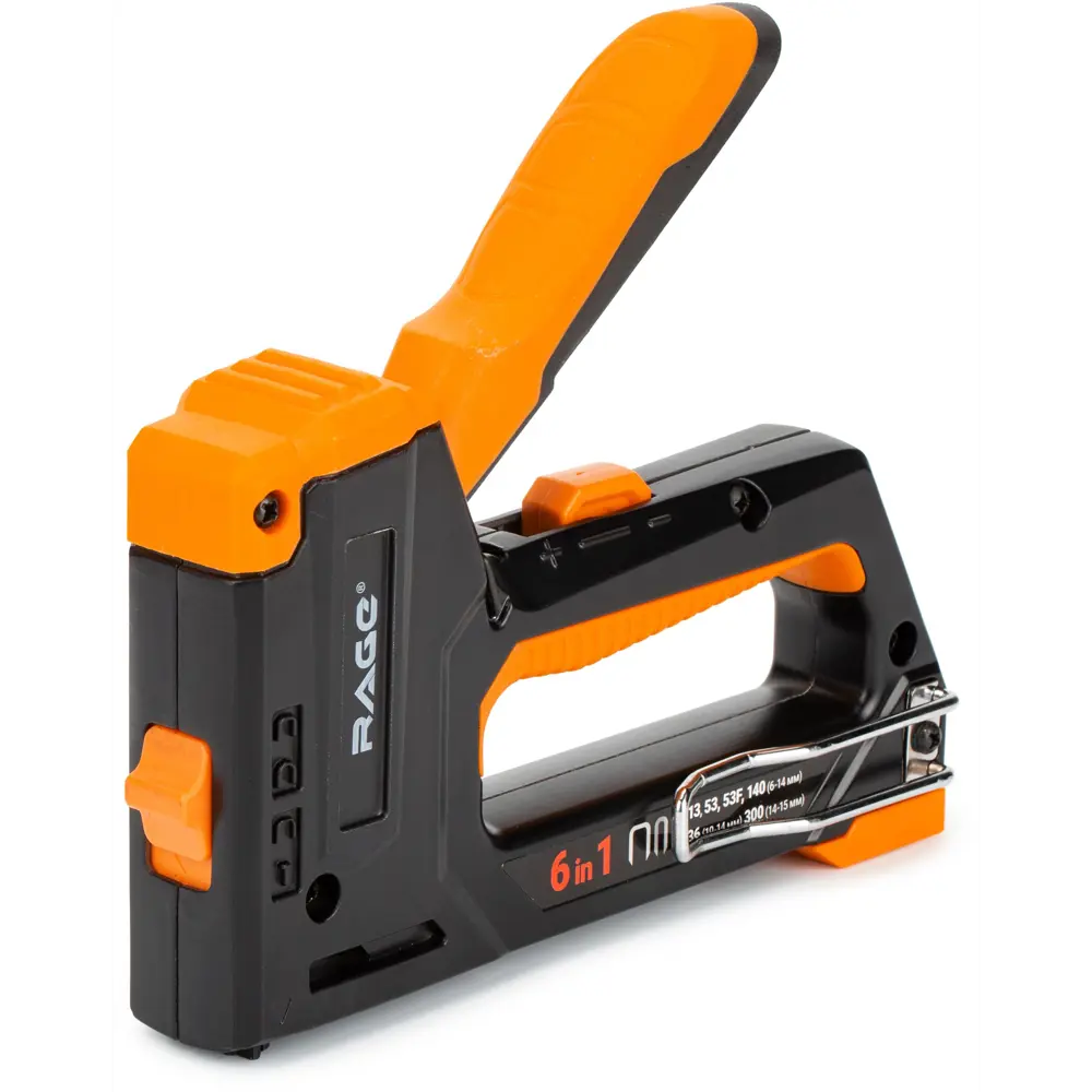 Профессиональный степлер RAGE 6в1 с регулировкой силы удара 87681476 STLM-0074859