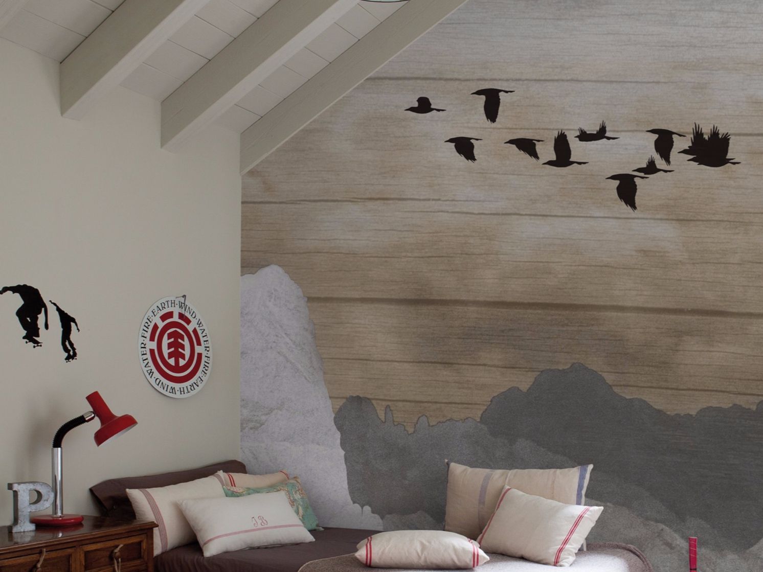 Обои с пейзажами Inkiostro Bianco PEAKS ARCH-00015428