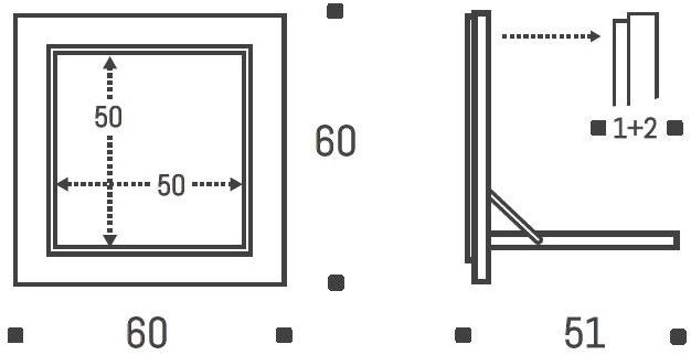 AMBIVALENZ Настенный кухонный стол из фанеры Fläpps kitchen table Fl170002 - Вид №4