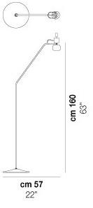 Vetreria Vistosi Регулируемый стеклянный торшер Vega sun-id-1500143 - Вид №4