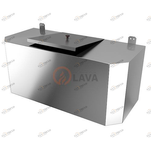 Бак навесной Онега 80 л. (1 мм AISI 439) горизонтальный 4075