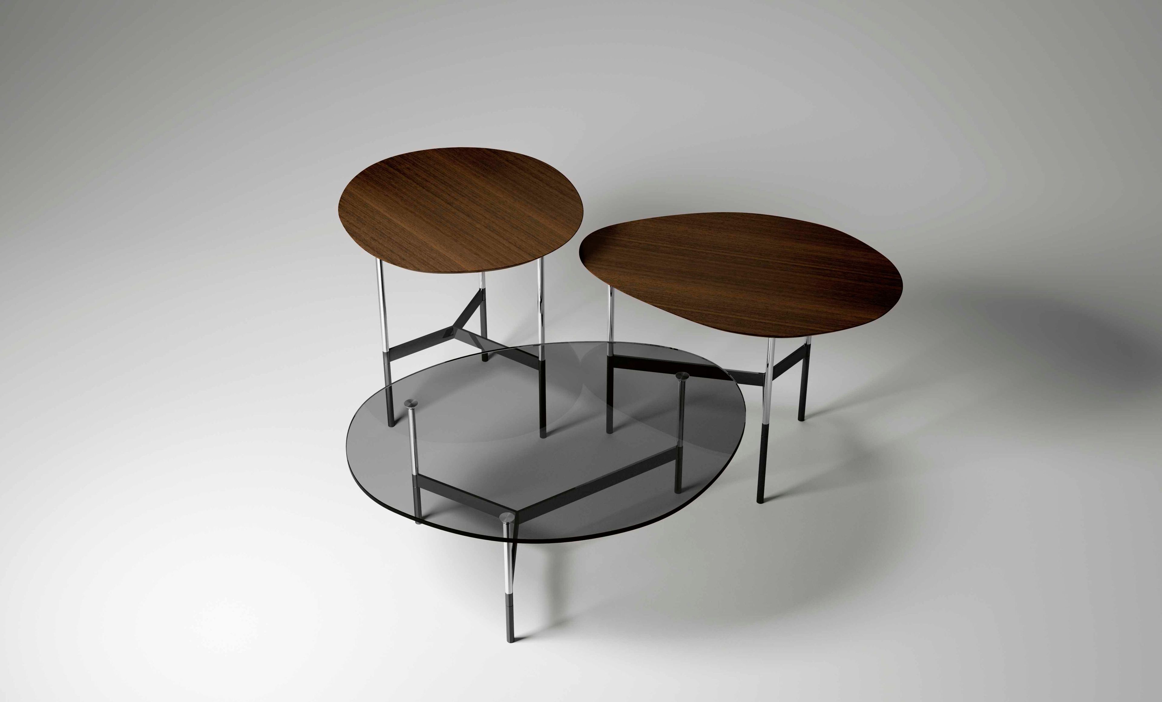 Журнальный столик со стеклянной столешницей Tonelli Design AFTER9 ARCH-00009041 - Вид №1