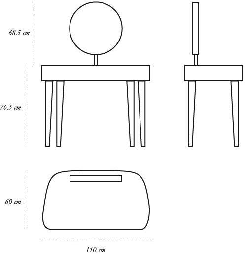 Scarlet Splendour Мобильный туалет в мдф Vanilla noir sun-id-1467923 - Вид №8