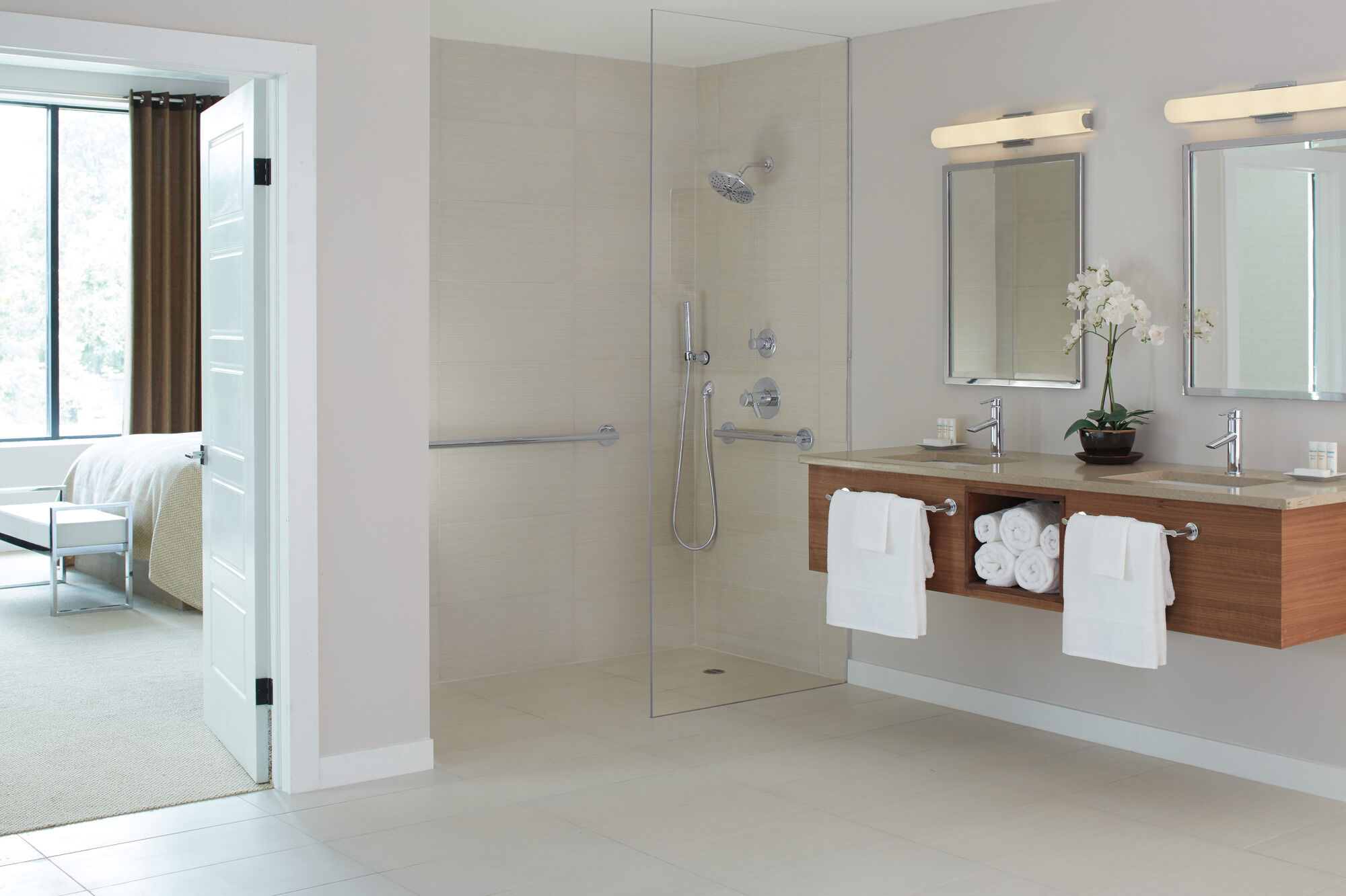 55085 Регулируемый настенный ручной душ премиум-класса с одной настройкой Delta Faucet Compel Хром  - Вид №1