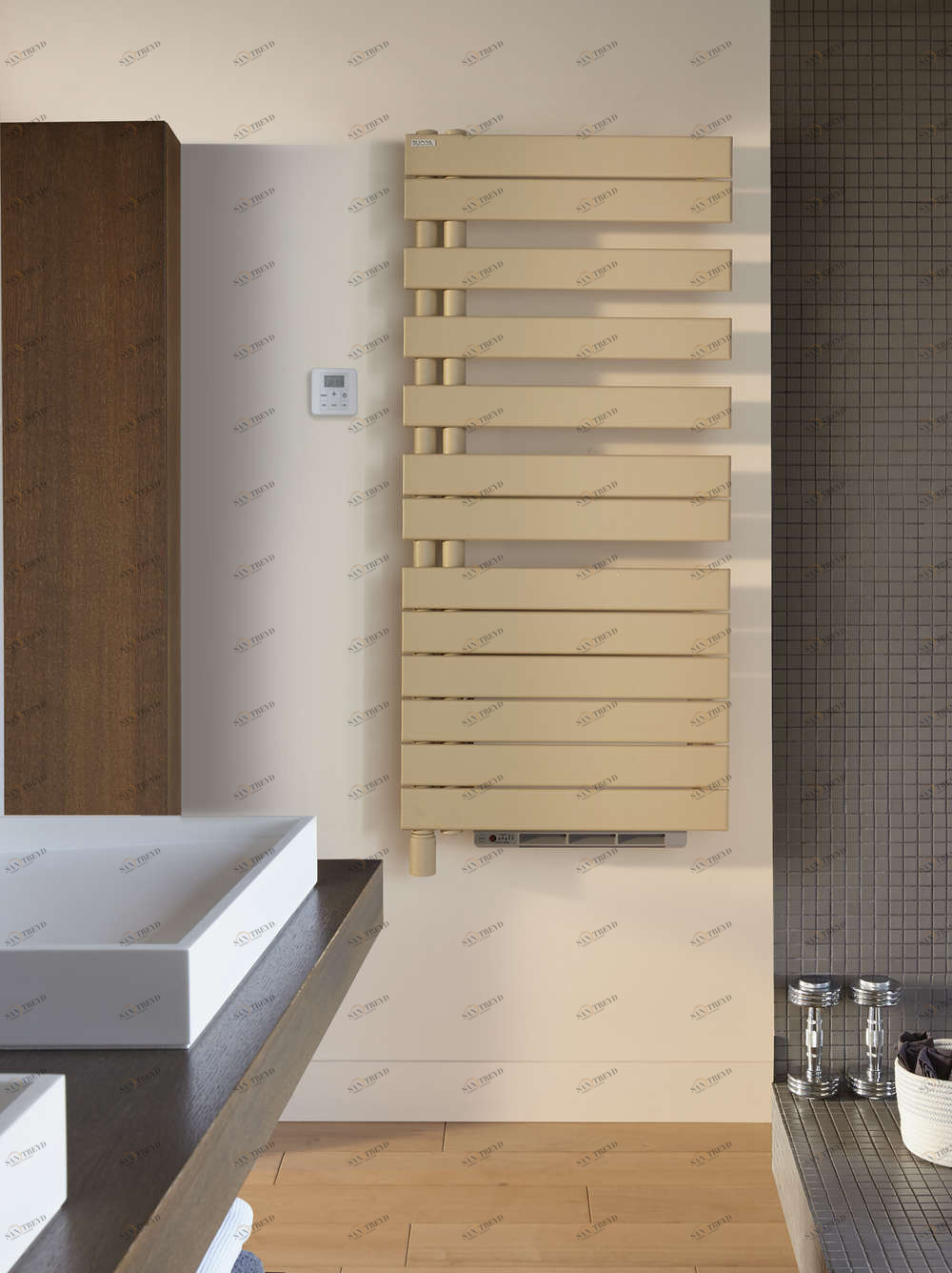 Электрический радиатор TFL050-055IFS Fassane Spa +Air Asymétrique à gauche (avec soufflant) Acova 870 