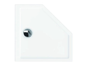 Акриловый угловой поддон для душа