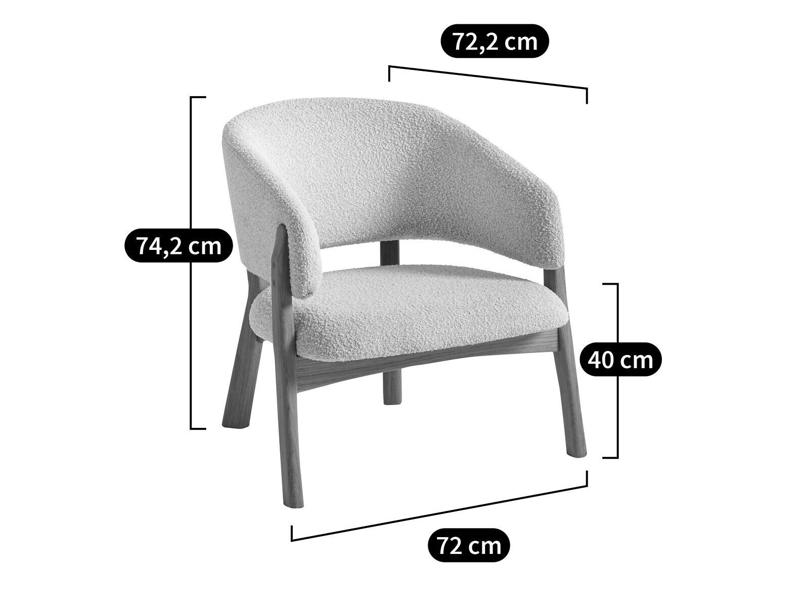 Тканевое кресло AMPM Шабли ARCH-00093313 - Вид №9