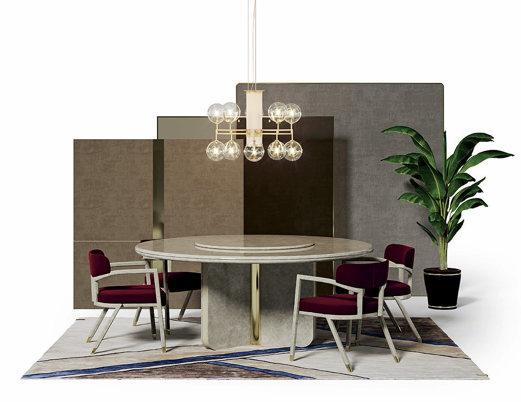 Стол  TURRI Z721L + T729 Madison