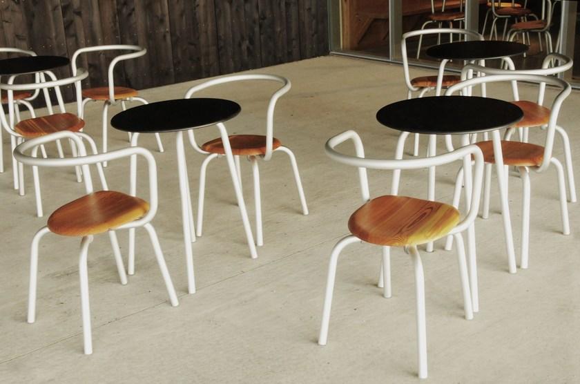 Emeco Штабелируемый стул из алюминия и дерева Parrish sun-id-1353528 - Вид №3