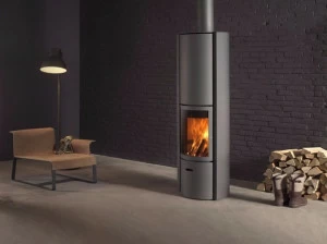 Stûv Вращающаяся дровяная печь из нержавеющей стали Stûv 30 compact