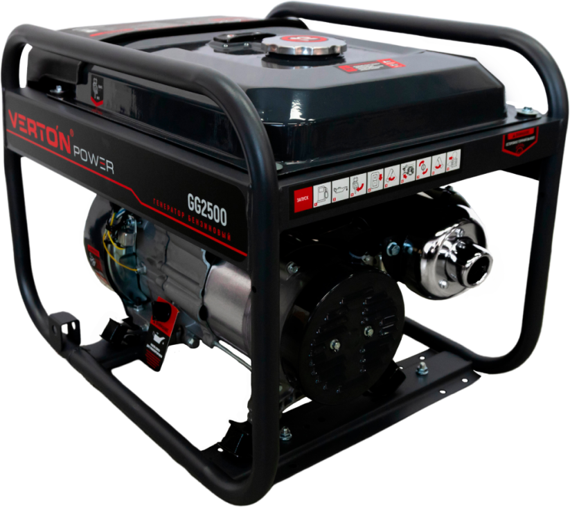 Электрогенератор   бензиновый Verton GG2500 9205126 STDN-0015250 - Вид №4