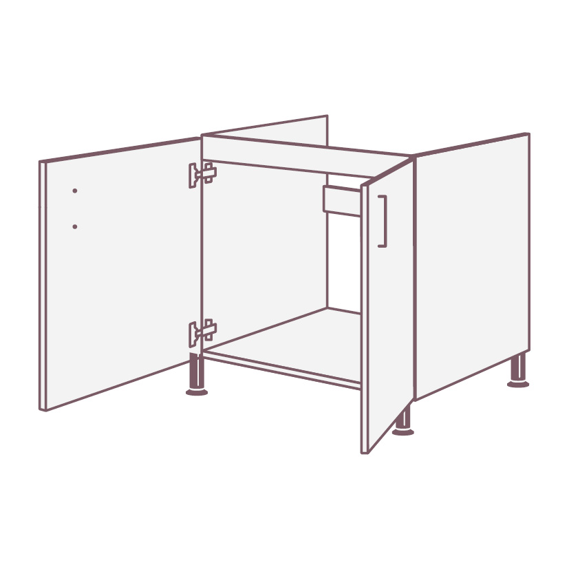 Шкафы напольные  EWN2D SIDAK SIST3150-706
