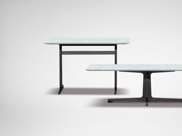 Высокий прямоугольный журнальный столик из шпона CAMERICH VARY ARCH-00015295