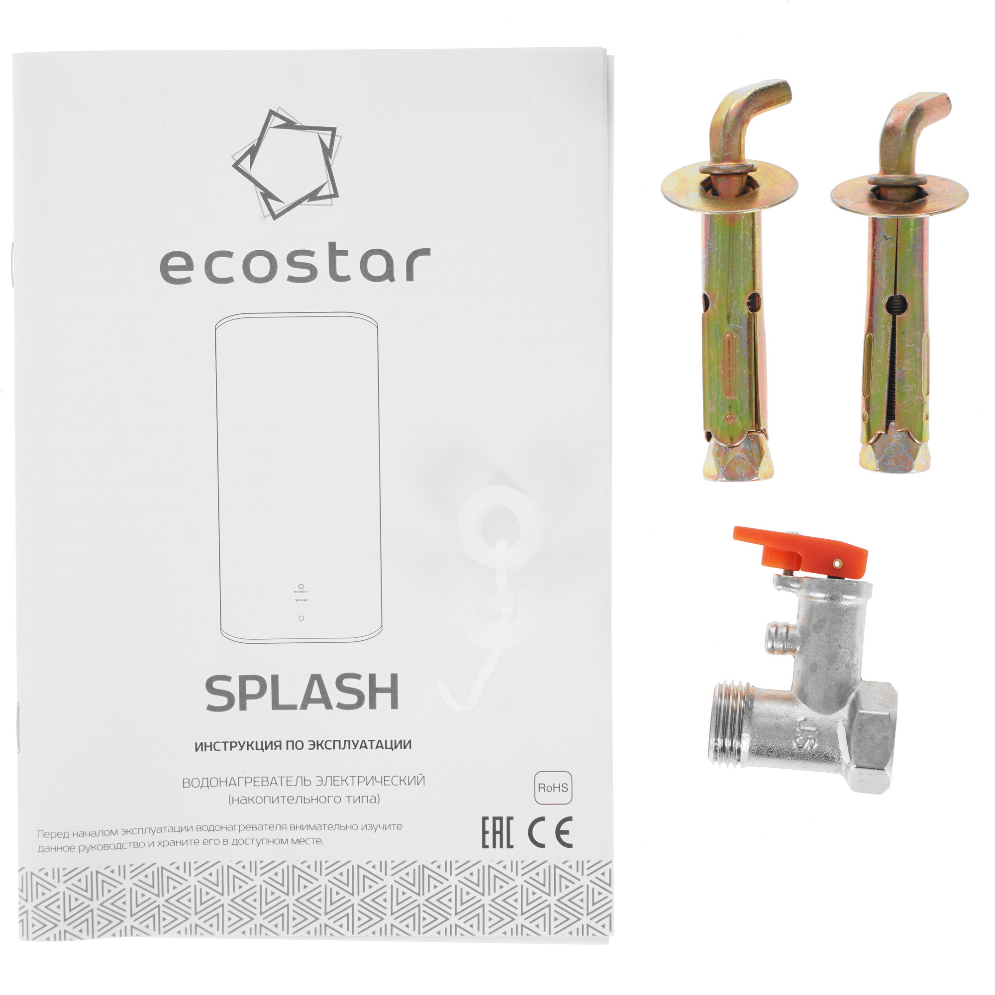 9941784 Водонагреватель электрический Ecostar RWH-SP30-FS STDN-0110419 - Вид №6