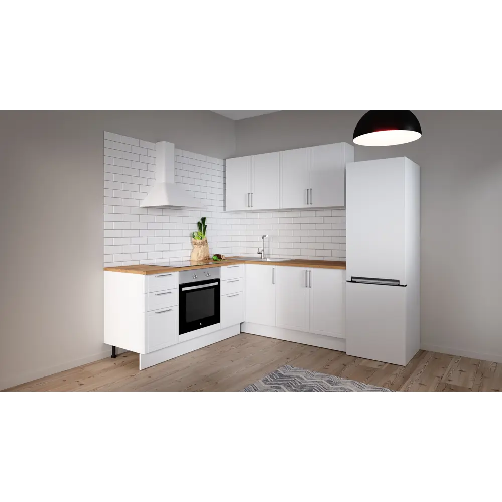 Напольный шкаф 1 ящик Агидель 40x82.5x58 см KONSENSA ЛДСП цвет белый STLM-2143397 - Вид №8