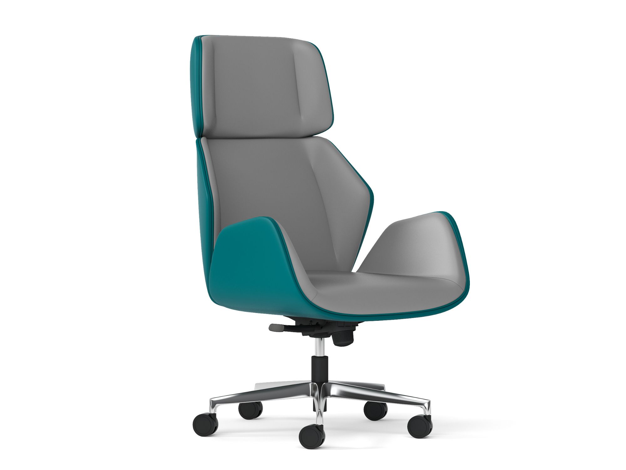 Офисное кресло руководителя с 5 спицевыми колесами SITLOSOPHY® Haiku ARCH-00067539 - Вид №1