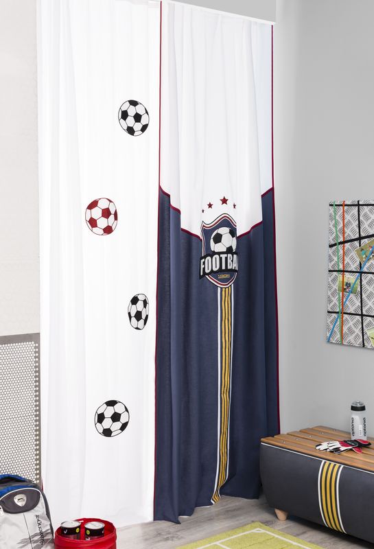 Тюль для детской 145х260 см Goal, 1 полотно CILEK  00-3832609 Белый Santreyd  - Вид №1