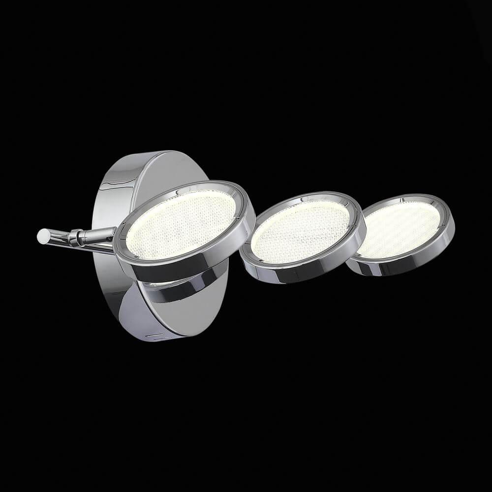 Спот настенный светодиодный на 3 лампы хром Gruppo SL576.101.03 ST LUCE GRUPPO 00-3924107 Хром  - Вид №2