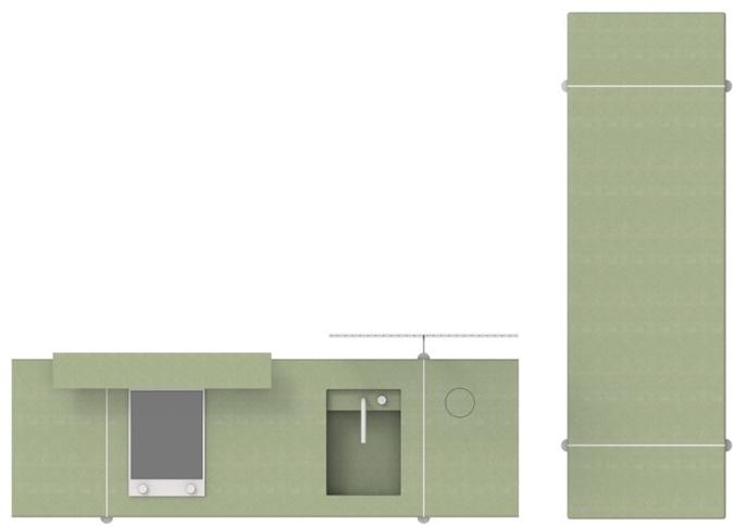 Elmar Отдельностоящий модуль со стальными и бетонными полками sun-id-1388379 - Вид №18