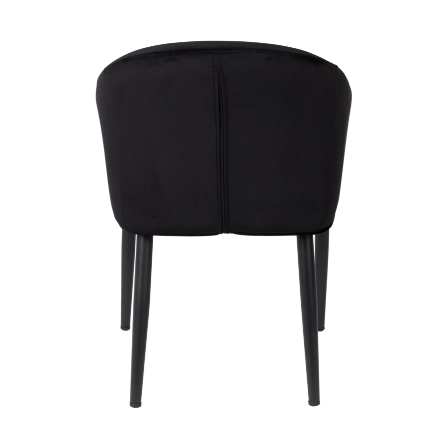 Кресло Catelyn черное White Label Living 1200161 - Вид №5