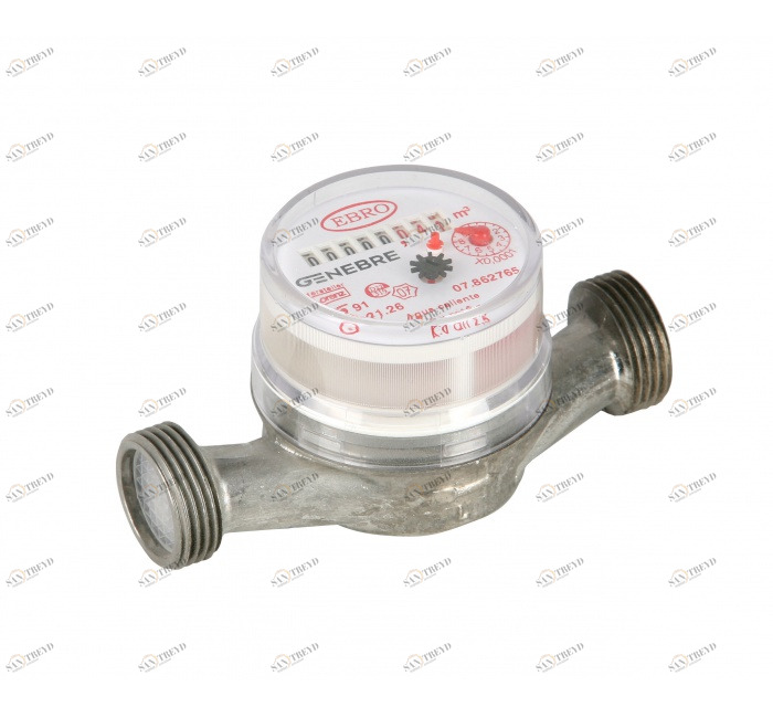 GENEBRE 6011 05 «EBRO» Счетчик воды однопоточный (горячая вода) 