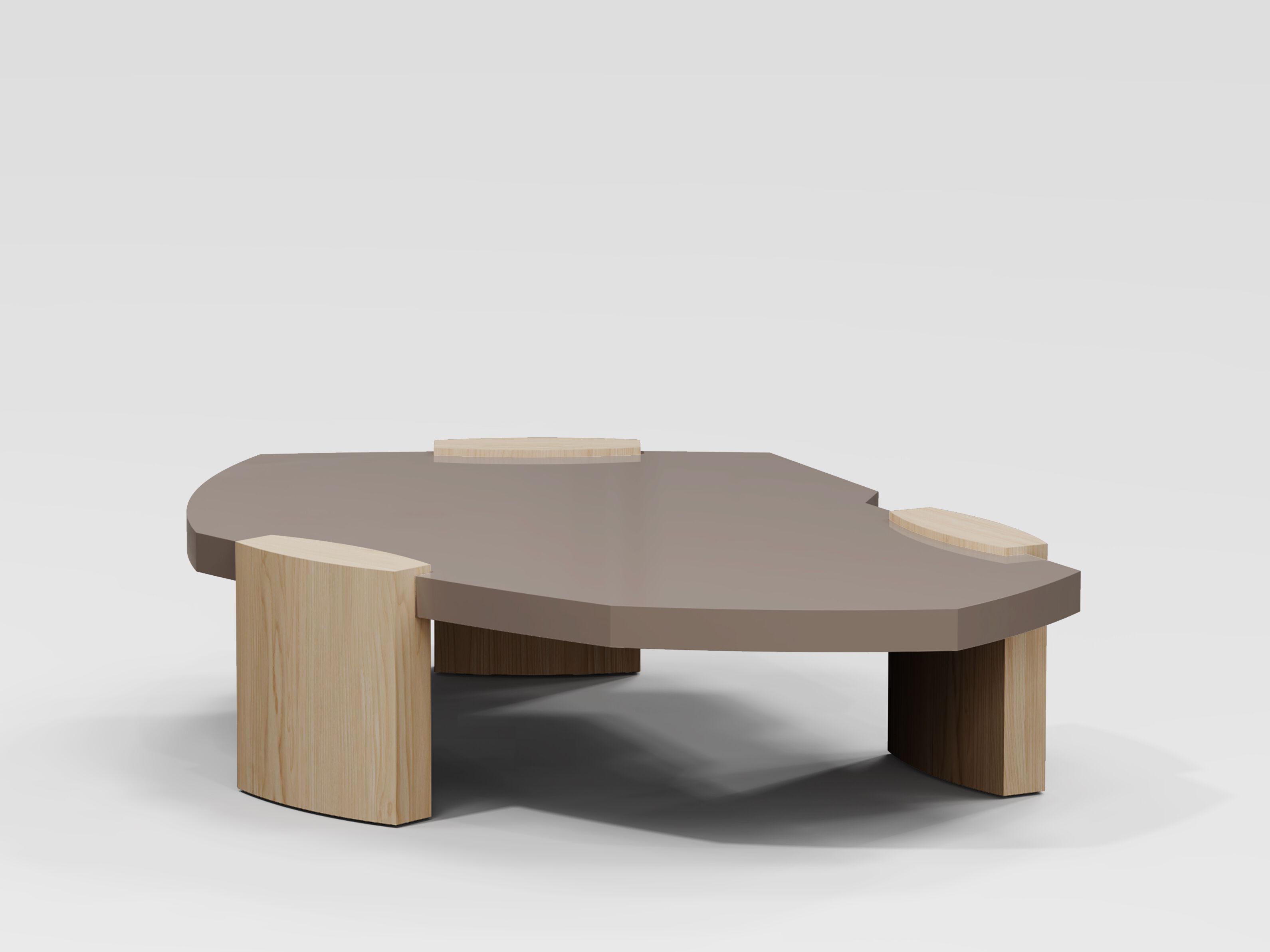 Низкий деревянный журнальный столик Secolo KORA ARCH-00141503 - Вид №1